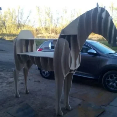 Horse Animal Silhouette CNC DXF SVG Free Download CNC laser cut design