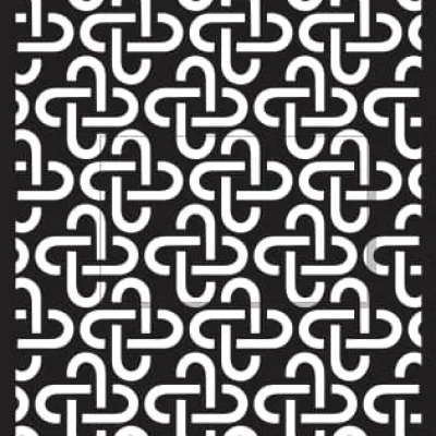 Interlocking Chain Pattern CNC DXF SVG Free Download CNC laser cut design