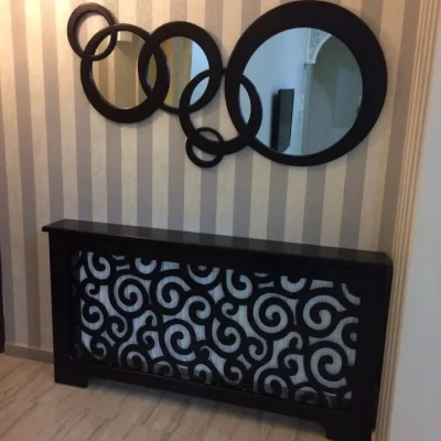 Interlocking Circles Mirror Wall Art CNC DXF SVG Free Download CNC laser cut design