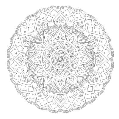 Intricate Floral Mandala CNC DXF SVG Free Download CNC laser cut design