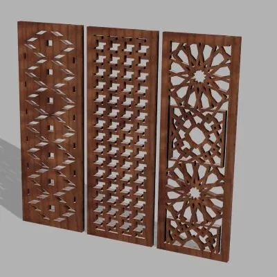 Islamic Geometric Panels CNC DXF SVG Free Download CNC laser cut design