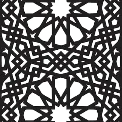 Islamic Star Geometric Pattern CNC DXF SVG Free Download CNC laser cut design
