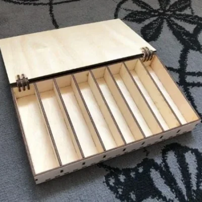 Laser Cut Box Template Free Vector E1728422538623 — Free CNC File CNC laser cut design