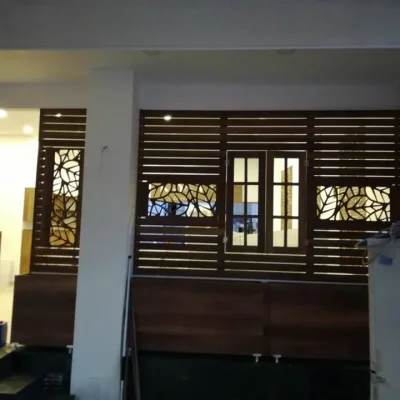 Leaf Pattern Window Grille CNC DXF SVG Free Download CNC laser cut design