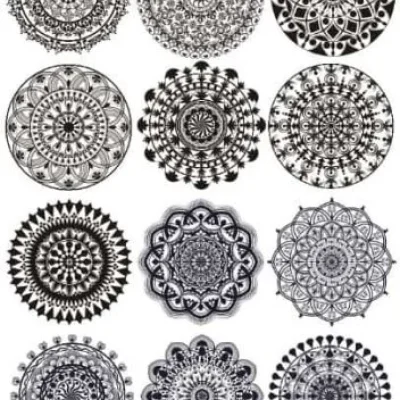 Mandala Collection 12 Designs CNC DXF SVG Free Download CNC laser cut design
