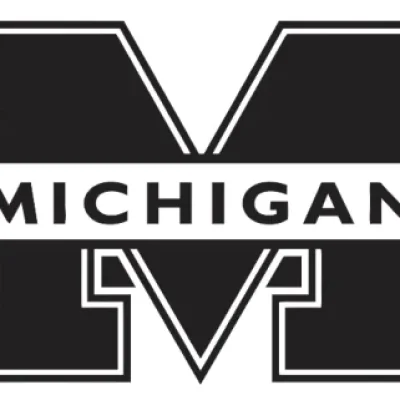 Michigan University Logo CNC DXF SVG Free Download CNC laser cut design