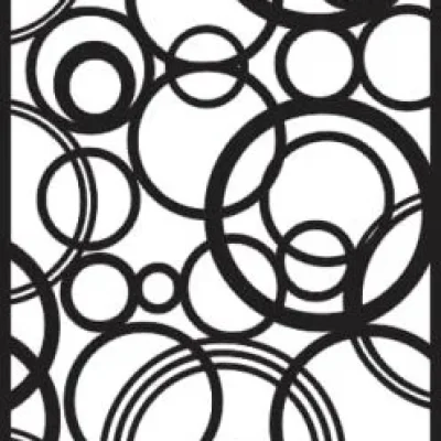 Modern Circles Pattern CNC DXF SVG Free Download CNC laser cut design