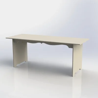 Modern Desktop Table CNC DXF SVG Free Download CNC laser cut design