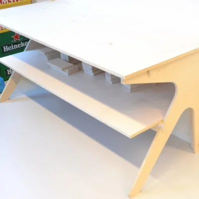 Modern Laptop Stand Desk CNC DXF SVG Free Download CNC laser cut design