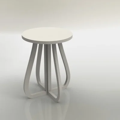 Modern Round Side Table CNC DXF SVG Free Download CNC laser cut design