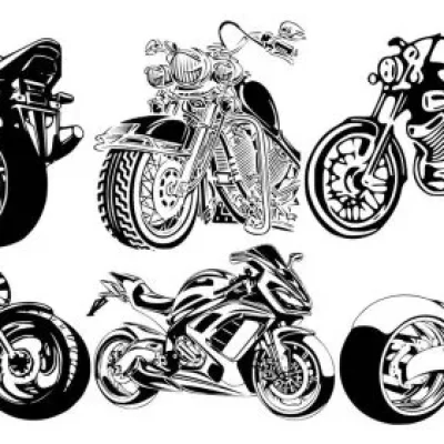Motorcycle Collection CNC DXF SVG Free Download CNC laser cut design