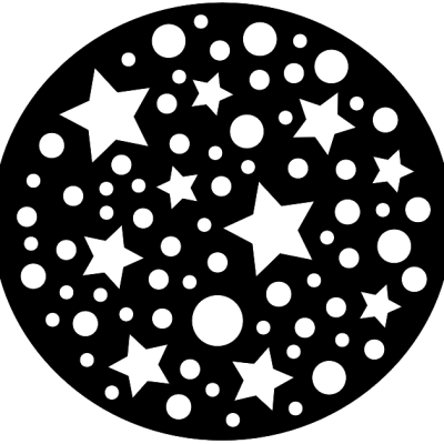 Night Sky Stars Circle CNC DXF SVG Free Download CNC laser cut design