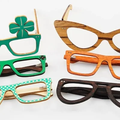 Novelty Eyeglasses Frames CNC DXF SVG Free Download CNC laser cut design