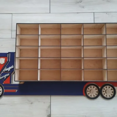 Optimus Prime Truck Display Shelf CNC DXF SVG Free Download CNC laser cut design