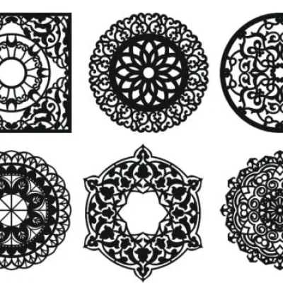 Ornamental Mandala Collection CNC DXF SVG Free Download CNC laser cut design