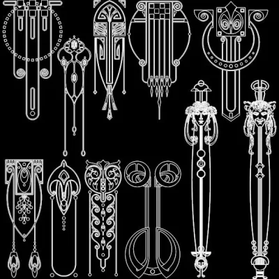 Ornamental Pendant Drop Earring CNC DXF SVG Free Download CNC laser cut design