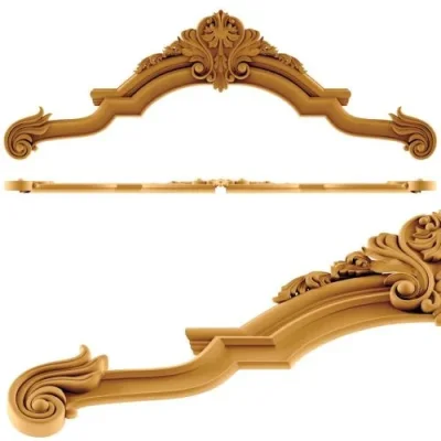 Ornate Baroque Frame Border CNC DXF SVG Free Download CNC laser cut design