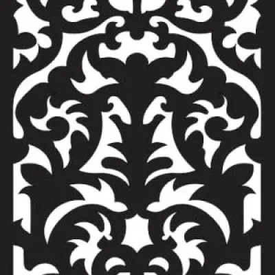 Ornate Baroque Panel CNC DXF SVG Free Download CNC laser cut design