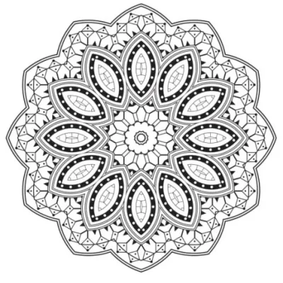 Ornate Flower Mandala CNC DXF SVG Free Download CNC laser cut design