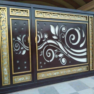 Ornate Gate Swirl Pattern CNC DXF SVG Free Download CNC laser cut design
