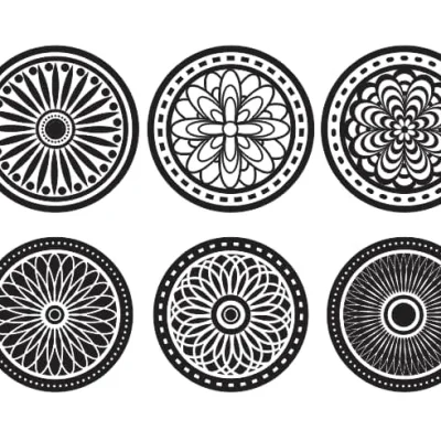 Ornate Mandala Circular Patterns CNC DXF SVG Free Download CNC laser cut design