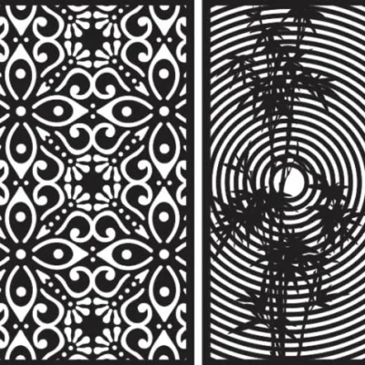 Ornate Pattern & Radial Design CNC DXF SVG Free Download CNC laser cut design