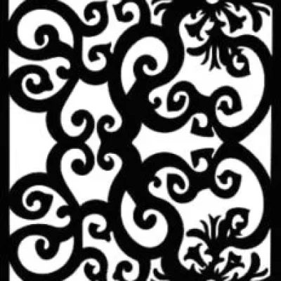 Ornate Scroll Pattern CNC DXF SVG Free Download CNC laser cut design