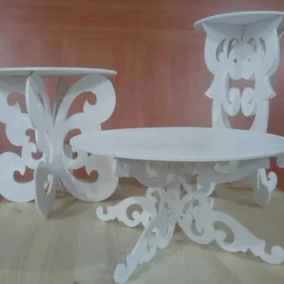 Ornate Table Chair Set CNC DXF SVG Free Download CNC laser cut design