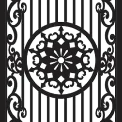 Ornate Victorian Panel CNC DXF SVG Free Download CNC laser cut design