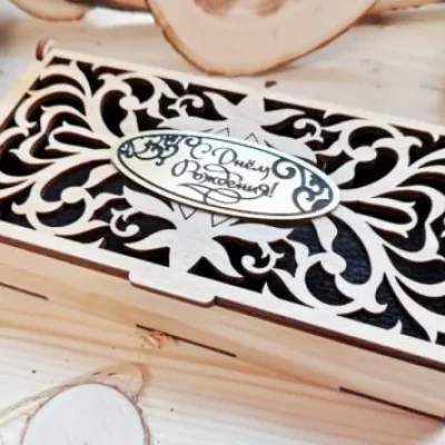 Ornate Wedding Box Decorative CNC DXF SVG Free Download CNC laser cut design