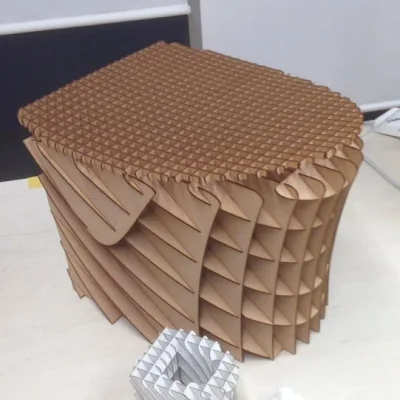 Parametric Side Table Stool CNC DXF SVG Free Download CNC laser cut design