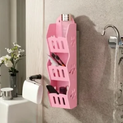 Pink Bathroom Storage Organizer CNC DXF SVG Free Download CNC laser cut design