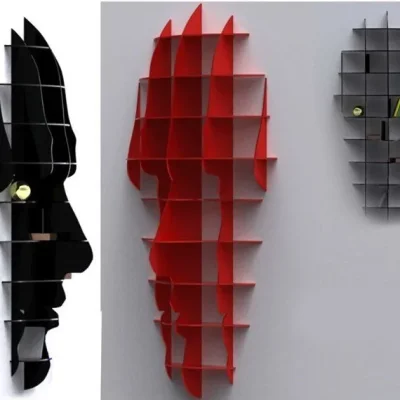 Profile Face Shelving Unit CNC DXF SVG Free Download CNC laser cut design