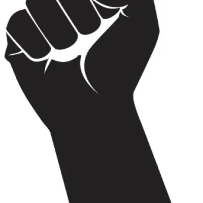 Raised Fist Power Symbol CNC DXF SVG Free Download CNC laser cut design