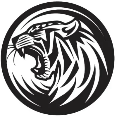 Roaring Tiger Head Circle CNC DXF SVG Free Download CNC laser cut design