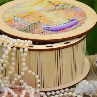 Round Embroidery Hoop Display Box CNC DXF SVG Free Download CNC laser cut design