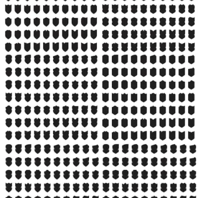 Shield Array Pattern CNC DXF SVG Free Download CNC laser cut design