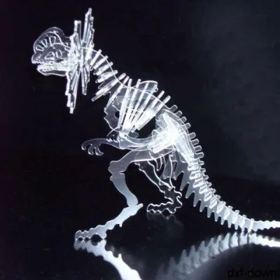 Spinosaurus Dinosaur Skeleton CNC DXF SVG Free Download CNC laser cut design