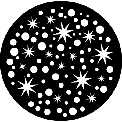 Starry Night Sky Circle CNC DXF SVG Free Download CNC laser cut design