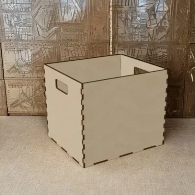 Storage Box Container CNC DXF SVG Free Download CNC laser cut design