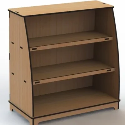 Storage Organizer Shelf Unit CNC DXF SVG Free Download CNC laser cut design