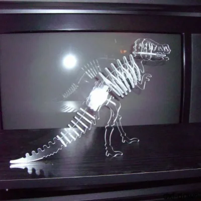 T-Rex Dinosaur Skeleton CNC DXF SVG Free Download CNC laser cut design