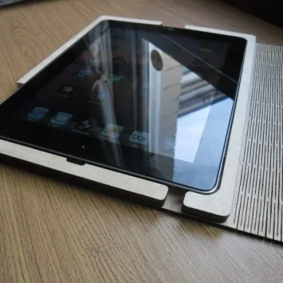 Tablet Stand Holder CNC DXF SVG Free Download CNC laser cut design