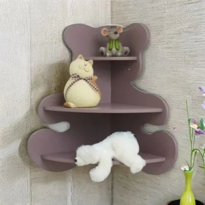 Teddy Bear Wall Shelf CNC DXF SVG Free Download CNC laser cut design