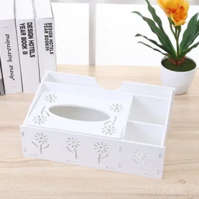 Tissue Box Holder Organizer CNC DXF SVG Free Download CNC laser cut design