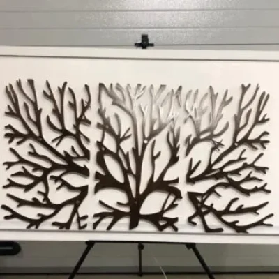 Tree Branch Wall Art CNC DXF SVG Free Download CNC laser cut design