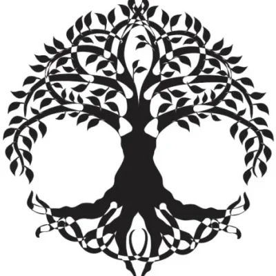 Tree of Life Celtic Wall Art CNC DXF SVG Free Download CNC laser cut design