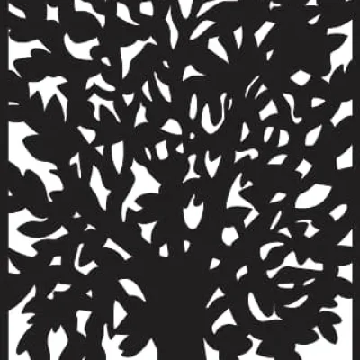 Tree of Life Silhouette Wall Art CNC DXF SVG Free Download CNC laser cut design