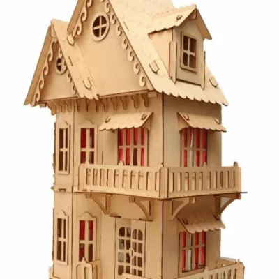 Victorian Gothic Dollhouse CNC DXF SVG Free Download CNC laser cut design