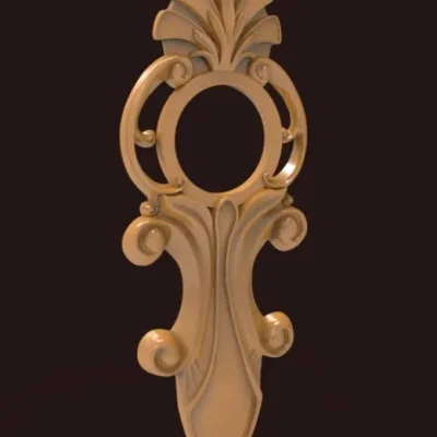 Victorian Ornamental Escutcheon CNC DXF SVG Free Download CNC laser cut design